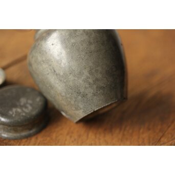 本人作 中村半兵衛/錫半 班錫茶壺/茶入　M362 