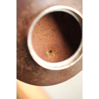 末広型 鉄打出香炉　M363 