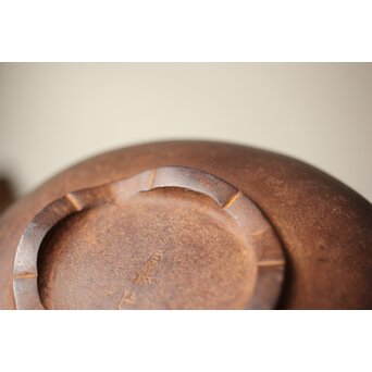 良勝作 富士型 鉄打出香炉　M364 