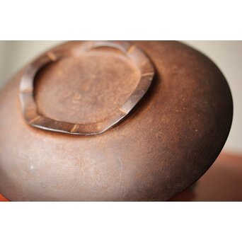 良勝作 富士型 鉄打出香炉　M364 