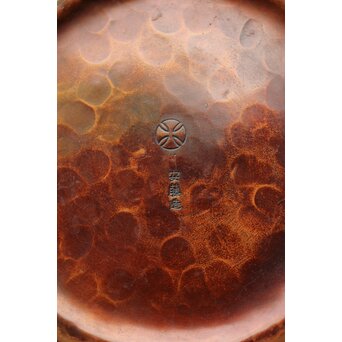 安藤七宝 東京復興記念 永田青嵐俳句 桜紋花瓶　M365 