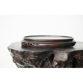 安藤七宝 東京復興記念 永田青嵐俳句 桜紋花瓶　M365 