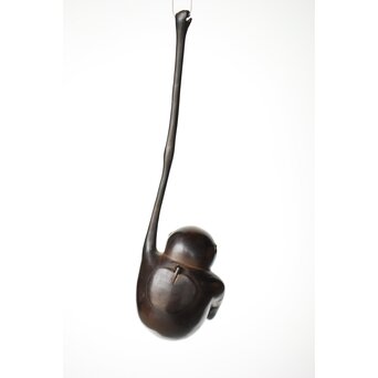 手長猿 吊香炉 銅器　M367 