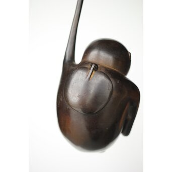 手長猿 吊香炉 銅器　M367 