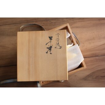 常滑 清水石仙 白泥急須 鳳凰図彫　P360 