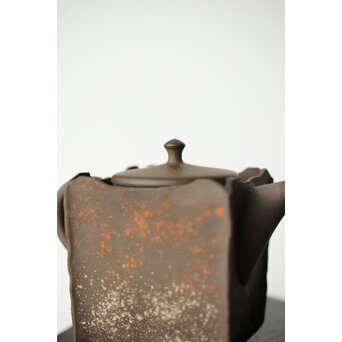 常滑焼 間野舜園 茶注 四方急須　P366 