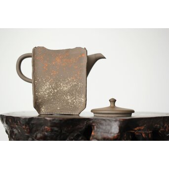 常滑焼 間野舜園 茶注 四方急須　P366 