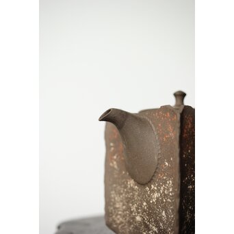 常滑焼 間野舜園 茶注 四方急須　P366 