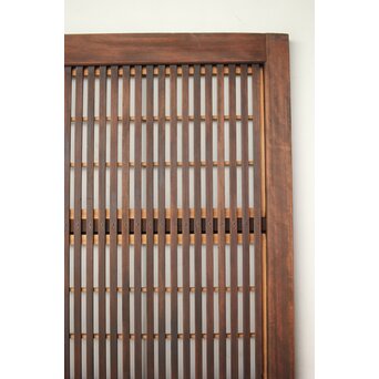 障子枠付クリアガラス格子戸 2枚1組　L1097 