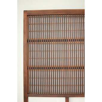 障子枠付クリアガラス格子戸 2枚1組　L1097 