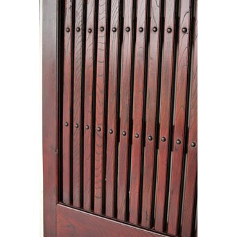 総欅 朱格子蔵戸　W110 