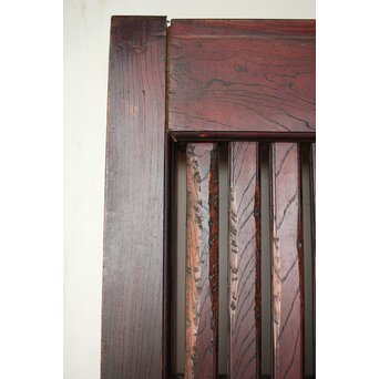 総欅 朱格子蔵戸　W110 