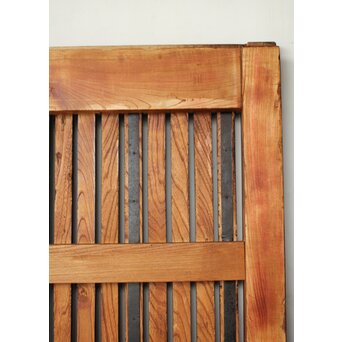 総欅 朱格子蔵戸　W110 