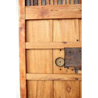 総欅 朱格子蔵戸　W110 