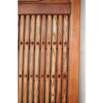 天地板 総欅巾着金具蔵戸　W111 