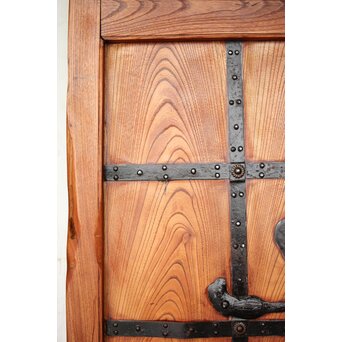 天地板 総欅巾着金具蔵戸　W111 