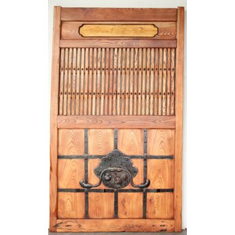 天地板 総欅巾着金具蔵戸　W111