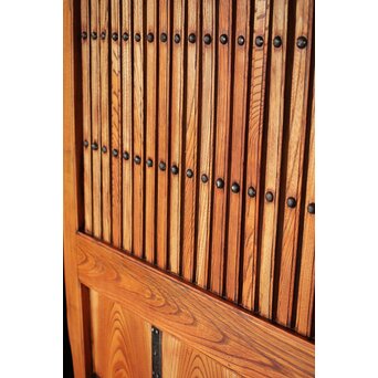 天地板 総欅巾着金具蔵戸　W111 