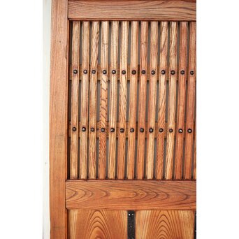 天地板 総欅巾着金具蔵戸　W111 