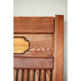 天地板 総欅巾着金具蔵戸　W111 こちら側　大きく反っています