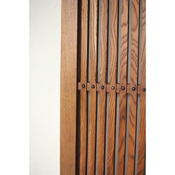 栗の格子蔵戸　W112 