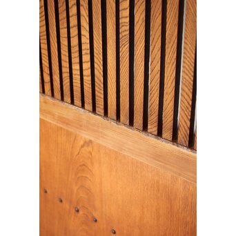 栗の格子蔵戸　W112 