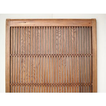 栗の格子蔵戸　W112 