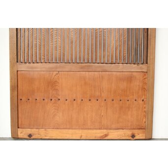 栗の格子蔵戸　W112 