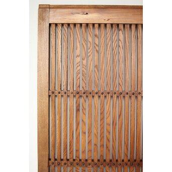 栗の格子蔵戸　W112 品のある光沢感