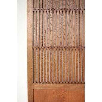 栗の格子蔵戸　W112 