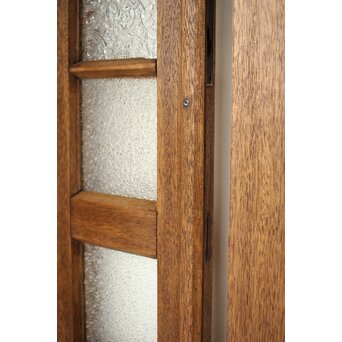 ラワンの洋館観音開きプレスガラスドア 3枚仕様　GD0181 