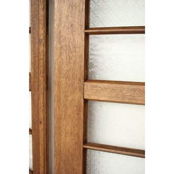 ラワンの洋館観音開きプレスガラスドア 3枚仕様　GD0181 