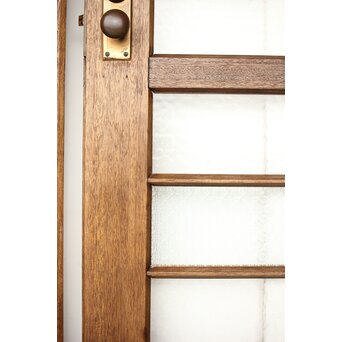 ラワンの洋館観音開きプレスガラスドア 3枚仕様　GD0181 