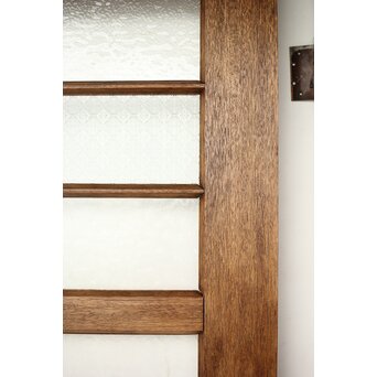 ラワンの洋館観音開きプレスガラスドア 3枚仕様　GD0181 