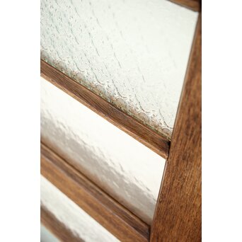 ラワンの洋館観音開きプレスガラスドア 3枚仕様　GD0181 