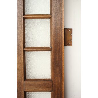 ラワンの洋館観音開きプレスガラスドア 3枚仕様　GD0181 
