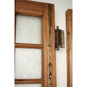 ラワンの洋館観音開きプレスガラスドア 3枚仕様　GD0181 