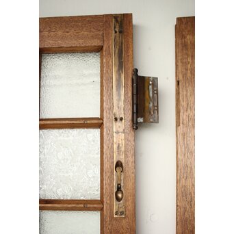 ラワンの洋館観音開きプレスガラスドア 3枚仕様　GD0181 