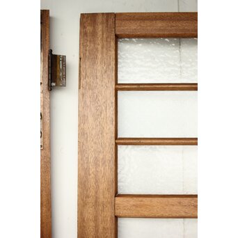 ラワンの洋館観音開きプレスガラスドア 3枚仕様　GD0181 