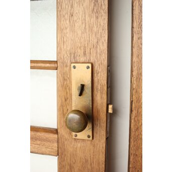 ラワンの洋館観音開きプレスガラスドア 3枚仕様　GD0181 