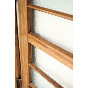 ラワンの洋館観音開きプレスガラスドア 3枚仕様　GD0181 