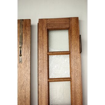 ラワンの洋館観音開きプレスガラスドア 3枚仕様　GD0181 