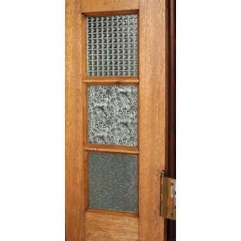 ラワンの洋館観音開きプレスガラスドア 3枚仕様　GD0181 