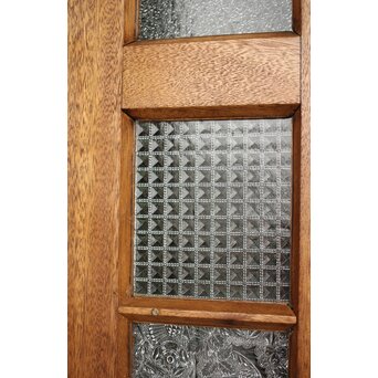 ラワンの洋館観音開きプレスガラスドア 3枚仕様　GD0181 