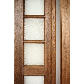 ラワンの洋館観音開きプレスガラスドア 3枚仕様　GD0181 