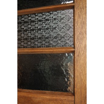 ラワンの洋館観音開きプレスガラスドア 3枚仕様　GD0181 