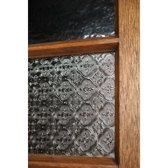 ラワンの洋館観音開きプレスガラスドア 3枚仕様　GD0181 