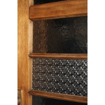 ラワンの洋館観音開きプレスガラスドア 3枚仕様　GD0181 