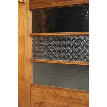 ラワンの洋館観音開きプレスガラスドア 3枚仕様　GD0181 