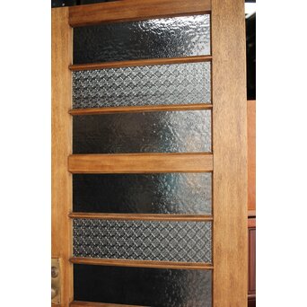 ラワンの洋館観音開きプレスガラスドア 3枚仕様　GD0181 